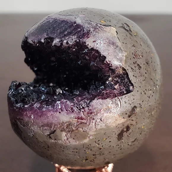 Amethyst Crystal Sphere 50mm - Picture 6 of 16